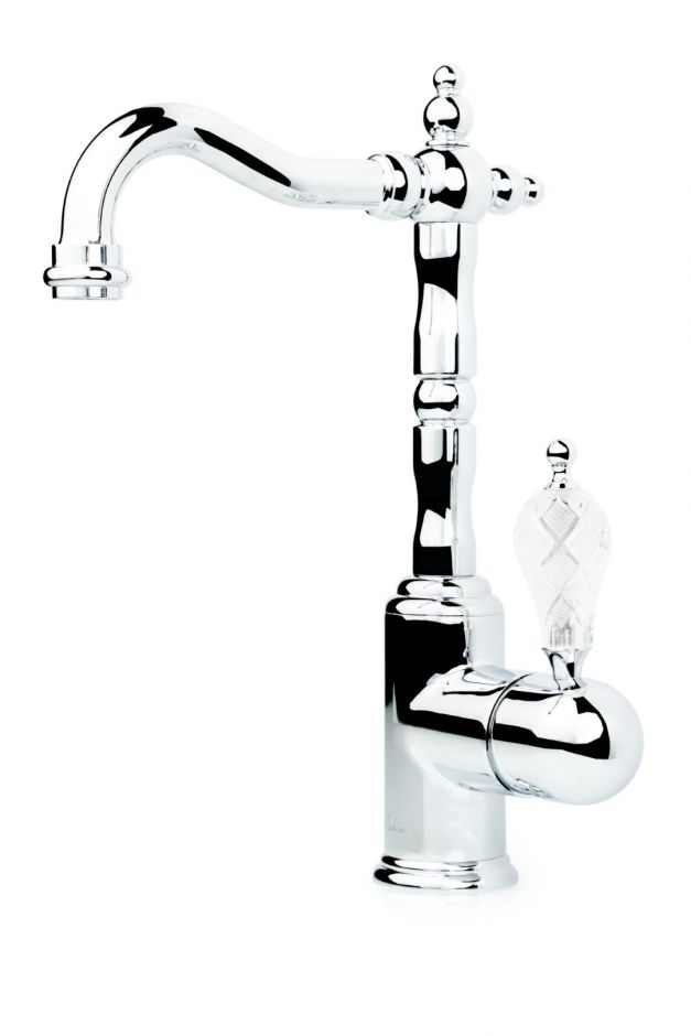 Изображение Cмеситель для раковины Boheme Crystal 262-CRST однорычажный