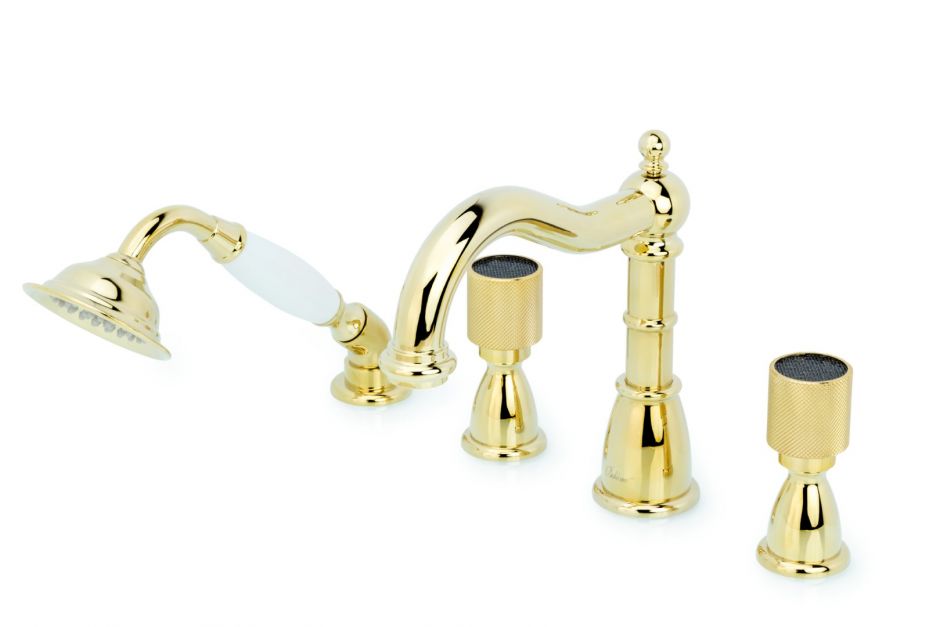 Смеситель для раковины встраиваемый Boheme Royal Cristal 395-Royal/CRST