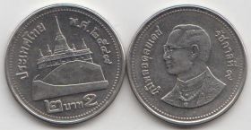Таиланд 2 бата 2005-2007 UNC
