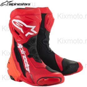 Мотоботы Alpinestars Supertech R Vented, красные