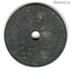 Бельгия 25 сантимов 1942