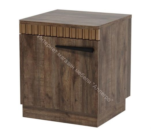 Тумба прикроватная на цоколе Ольга 3 Дуб коми
