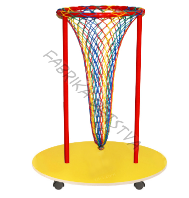 КОРЗИНА ДЕТСКАЯ ДЛЯ ЗАБРОСА МЯЧЕЙ "ВЕСЁЛЫЕ СТАРТЫ"- 2 (склад)