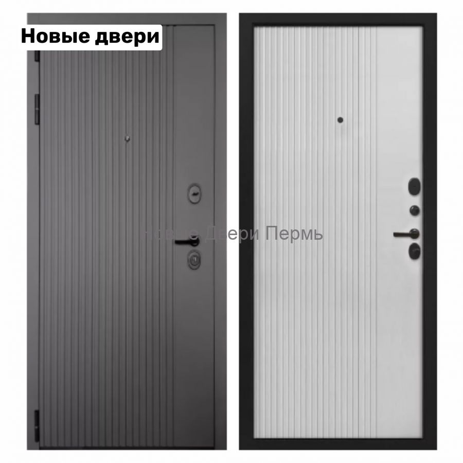 Входная дверь Страж 3К Вертикаль — МДФ/МДФ, 100 мм