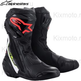 Мотоботы Alpinestars Supertech R, черно-желто-красные