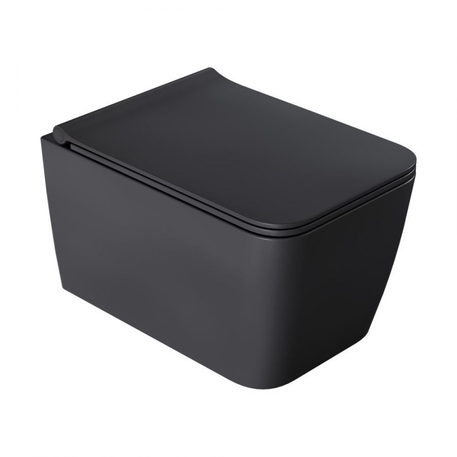 Zen подвесной унитаз с крышкой ANTHRACITE
