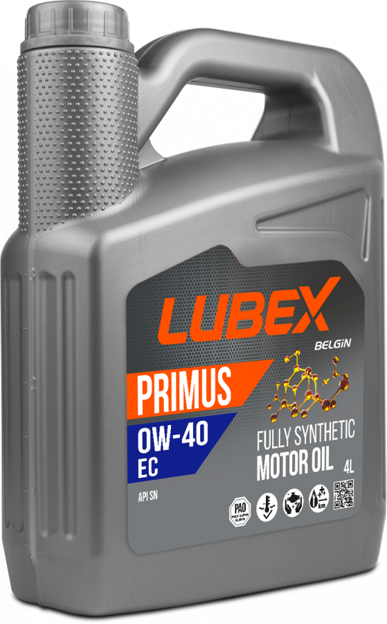 Lubex PRIMUS EC 0W-40, 4л