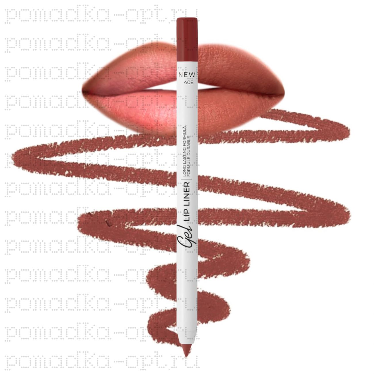 LAMEL Матовый гель-карандаш для губ 08-408