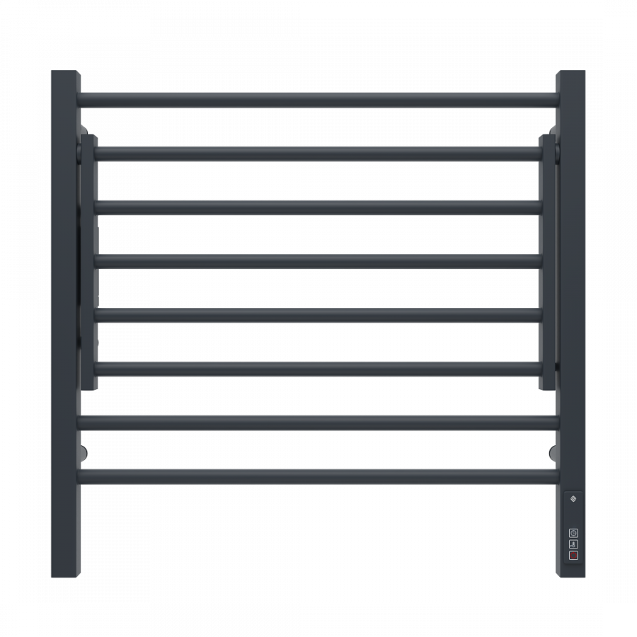 Горизонт П8 600х600 электро КС ЧЕРНЫЙ МУАР (sensor quick touch) Полотенцесушитель TERMINUS