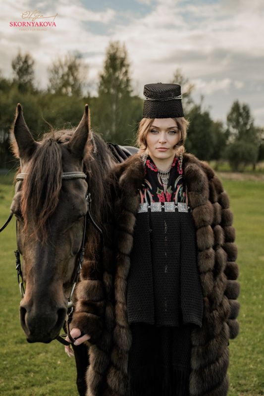 Шуба соболь баргузинский премиум.