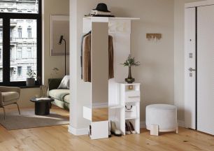 Прихожая Лига (ш850*г338*в1850мм) Белый