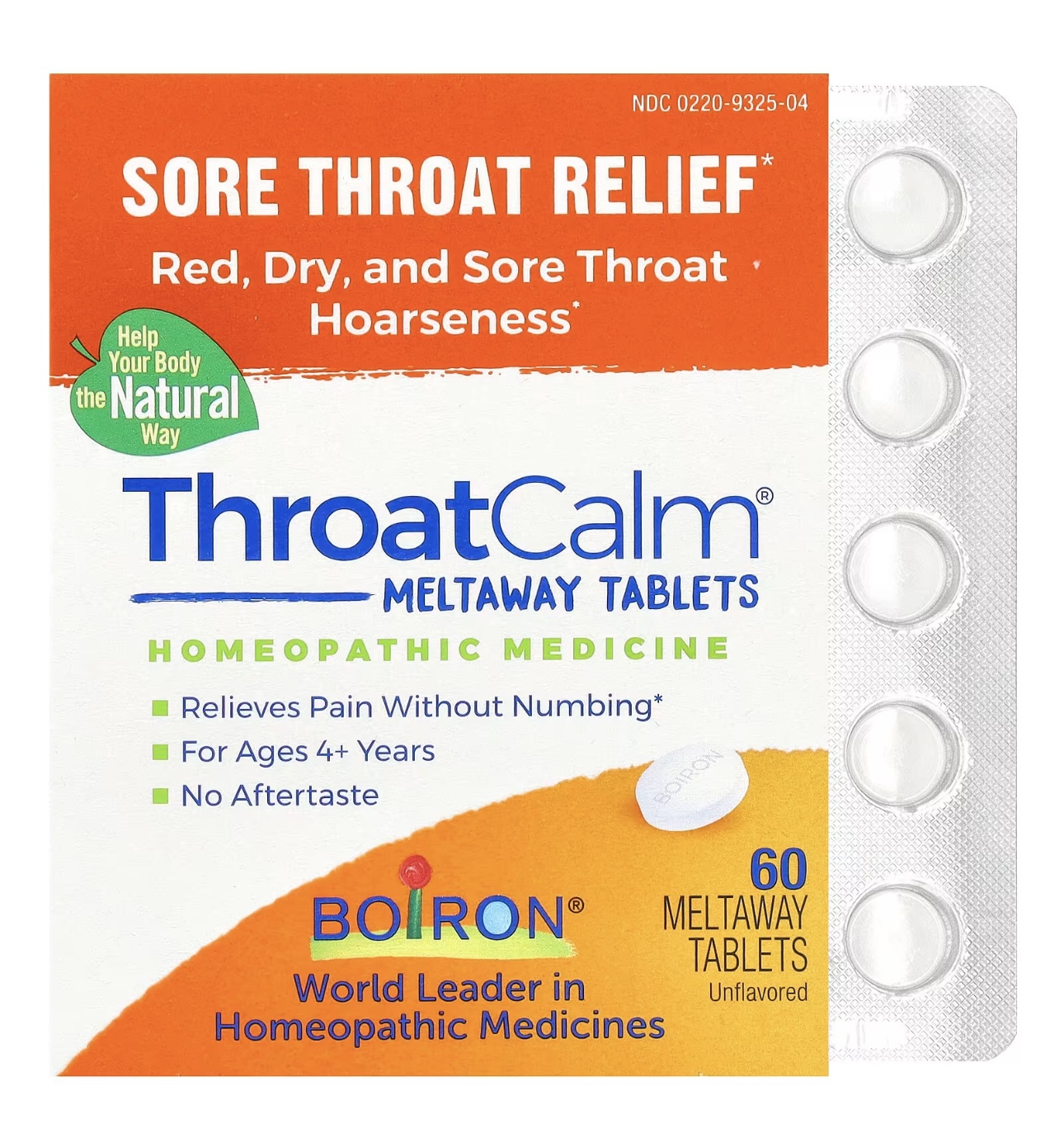 От боли в горле гомеопатия Boiron