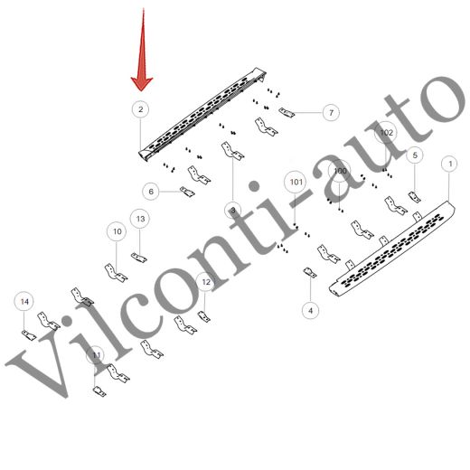 ПОДНОЖКА ПРАВАЯ TANK 300 5150200XKM01A 100% ОРИГИНАЛ