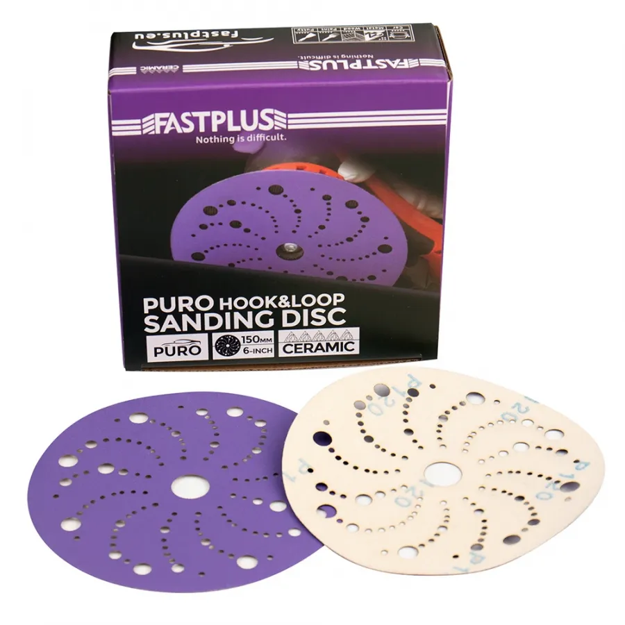 FASTPLUS шлифовальные круги на липучке, серия BDL9, PURPLE (керамика)