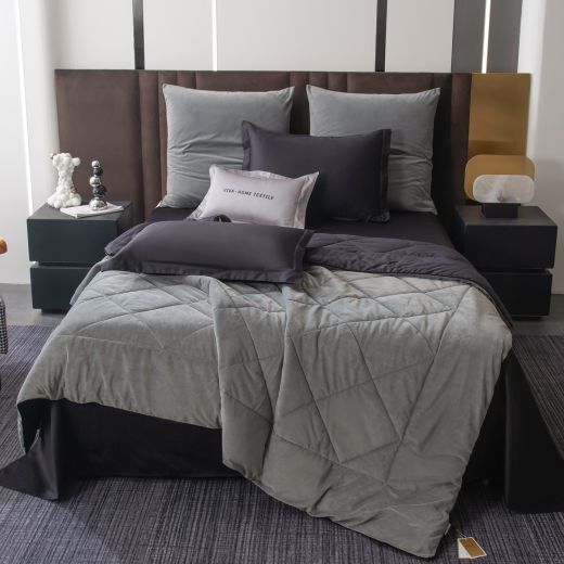 Комплект постельного белья Сатин Velvet Premium с Одеялом VP004