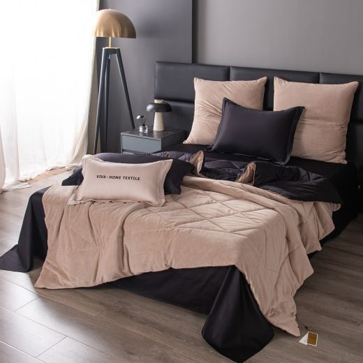 Комплект постельного белья Сатин Velvet Premium с Одеялом VP009