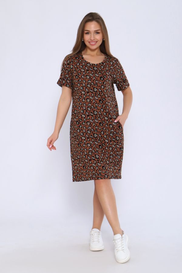 Платье 13214 [коричневый]