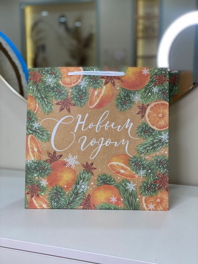 Подарочный пакет новогодний