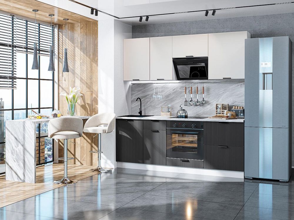 Кухня Агат/Антрацит 2000