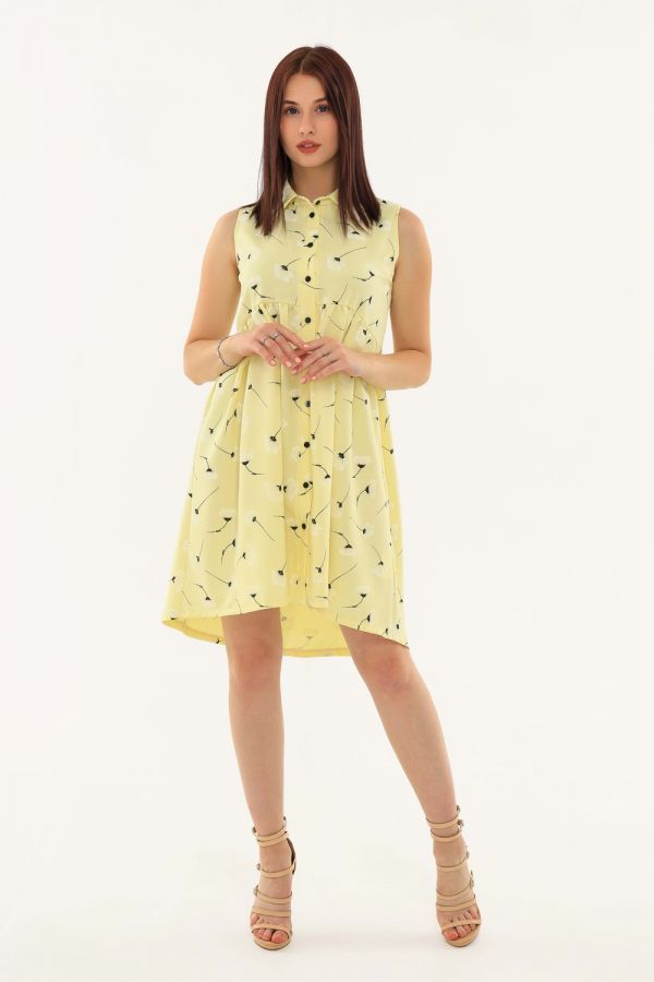 Платье Лен 1701 [желтый]