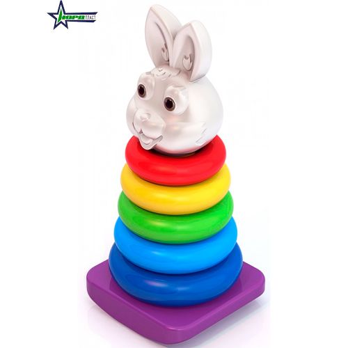 Пирамидка-качалка "Кролик"