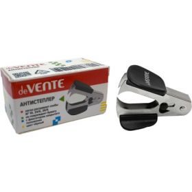 Антистеплер deVENTE с фиксатором черный 4140400