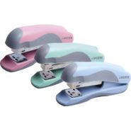 Степлер "deVENTE. Pastel" 24/6-26/6  20 листов, пластиковый с каучуковой вставкой, 3 пастельных цвета ассорти