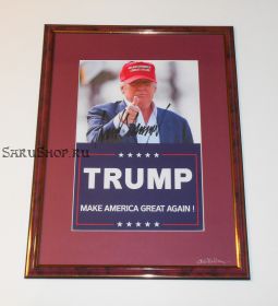 Автограф: Дональд Джон Трамп. 45-й и 47-й президент США