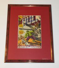 Автограф: Стэн Ли. На комиксе "Невероятный Халк". 1971 год. Редкость