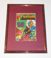 Автограф: Стэн Ли. На комиксе "Звездный лорд". 1981 год. Редкость