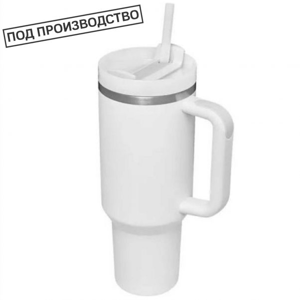 Большая термокружка LDEUS белая