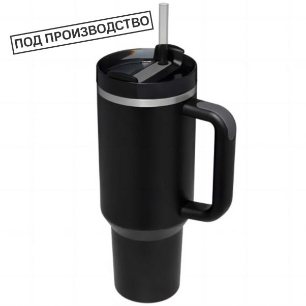 Большая термокружка LDEUS черная