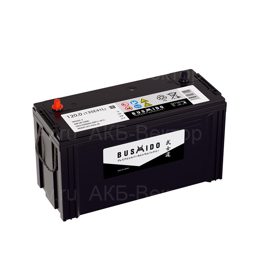 BUSHIDO 120Ач (135E41R)