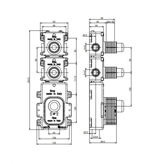 Fima Carlo Frattini для ванны/душа F2462