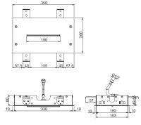 Тропический душ Fima - carlo frattini Wellness F2810 35х20 схема 2 Тропический душ Fima - carlo frattini Wellness F2810 35х20 схема 2