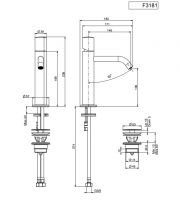 Fima carlo frattini So смеситель для раковины F3181 схема 2