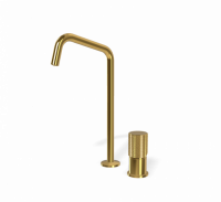 Fima carlo frattini Spillo Tech смеситель для раковины с вращающимся изливом 160мм F3271TNDG схема 4