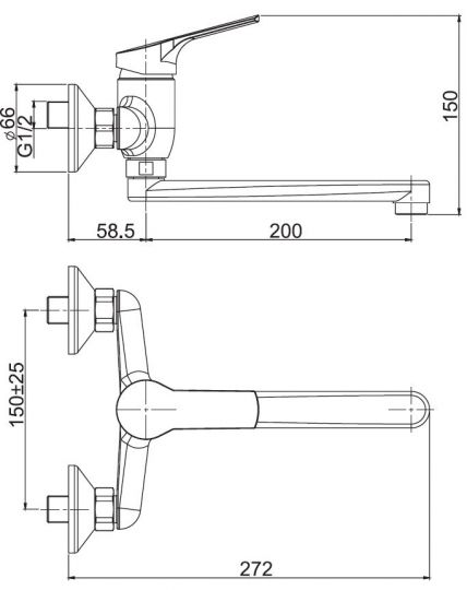 Fima carlo frattini Kitchen смеситель для кухни F3766 схема 2