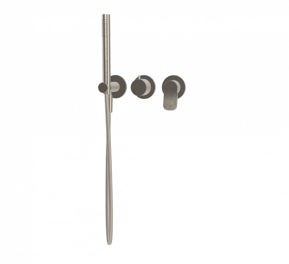 Встроенный смеситель с душевым комплектом Fima carlo frattini Flo F3819WX8 ФОТО