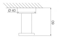 Fima - carlo frattini Rotola вешалка для ванны F6004/1 схема 2