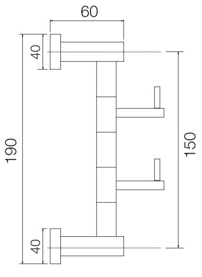 Fima - carlo frattini Rotola Крючок в ванную F6004/3 ФОТО