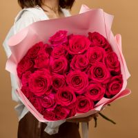 Букет из 25  ароматных роз Pink Floyd  60 см
