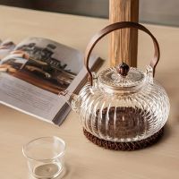 JG89 Чайник-заварник стеклянный с двойным фильтром 700 мл