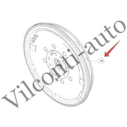 ДВУХМАССОВЫЙ МАХОВИК TANK 700 1005100XGW05A 100% ОРИГИНАЛ