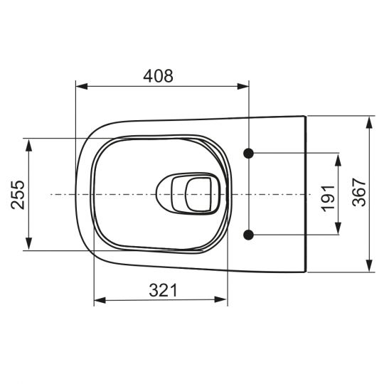 Унитаз безободковый TECE TECEneo 9700209 схема 3