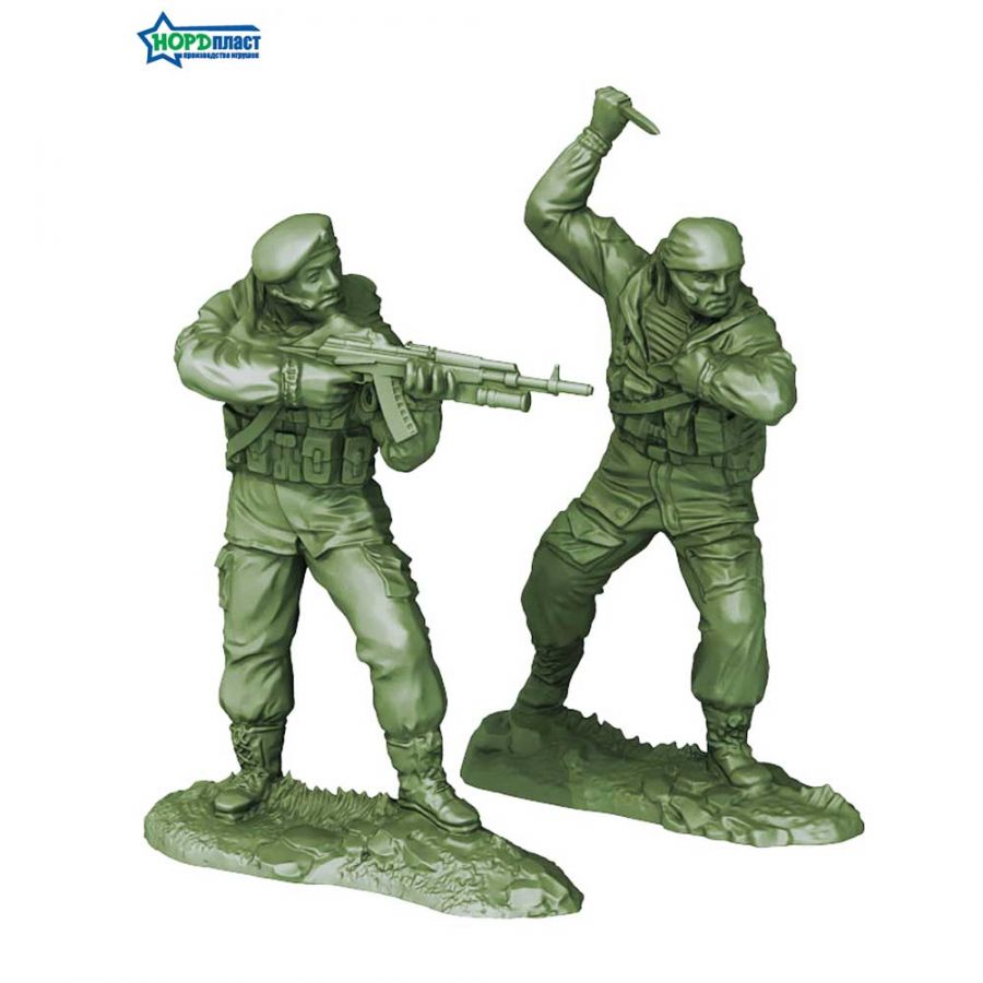 Солдаты ВЕЖЛИВЫЕ ЛЮДИ (1 шт. на картонке: разведчик с ножом или стрелок из автомата в ассорт.)