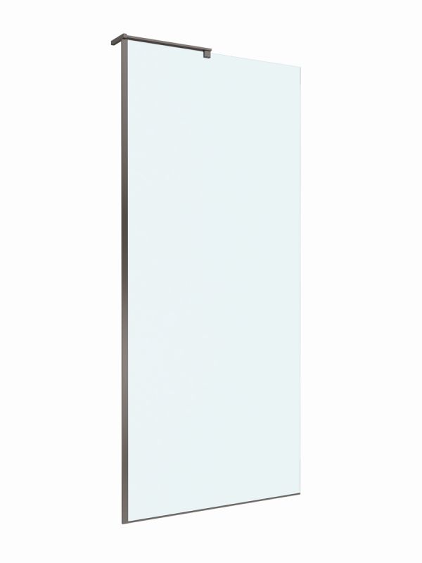 Душевая перегородка BelBagno UNO-L-1-TB-80-C-GM 80x200