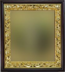 Киот для иконы "Виноградная лоза" пропильной с сусальным золотом