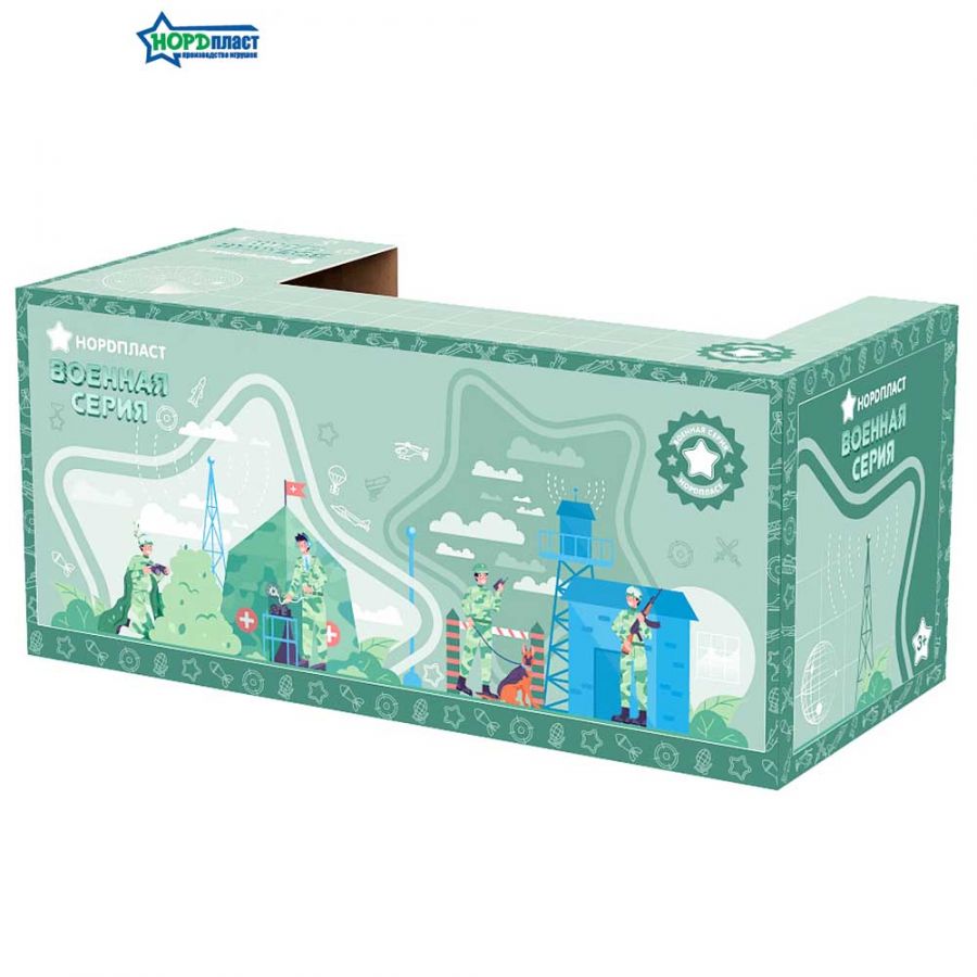 Джип "Коммандос" с солдатиками в коробке