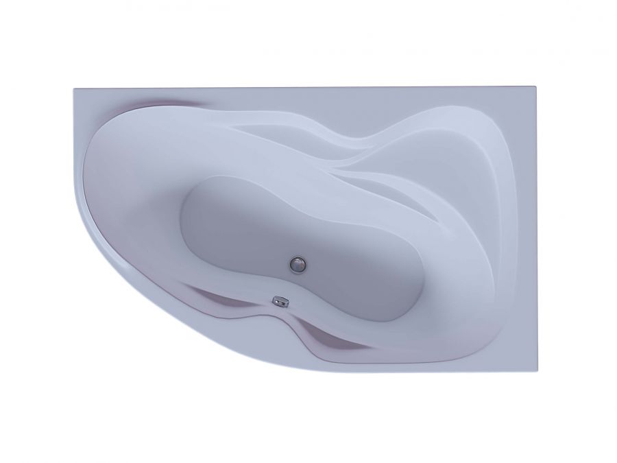 Акриловая ванна Aquatek Вега 170x105 асимметричная, правая, с каркасом, без гидромассажа